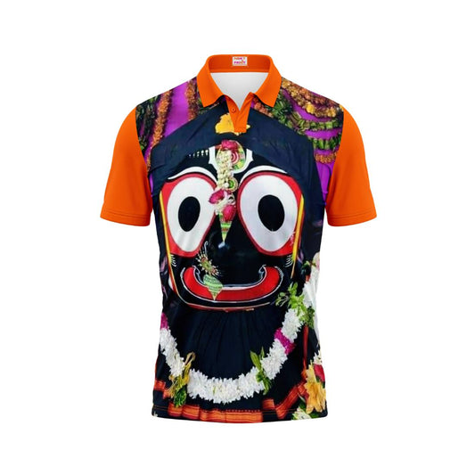 Next Print Puri Jagannath Photoprinted Tshirt Orange Colour Design 20
