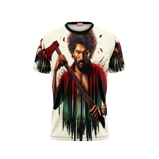 Next Print Allu Arjun Pushpa Printed T-Shirt.