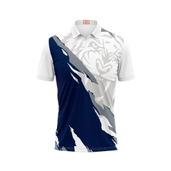 Next Print Customized Polo Neck White Jersey NP5000064