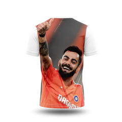 Virat Kohli Photo Printed T-Shirt.