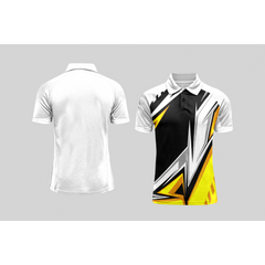 Next Print Cricket Polo Half White Customized Jersey NPCWH00A21