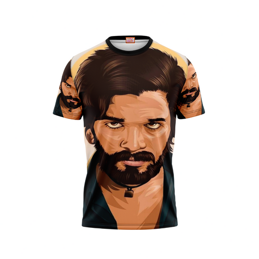 Next Print Allu Arjun Pushpa Printed T-Shirt.