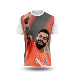 Virat Kohli Photo Printed T-Shirt.