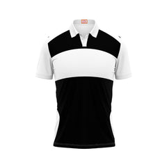 Next Print Customized Polo Neck White Jersey NPTS25