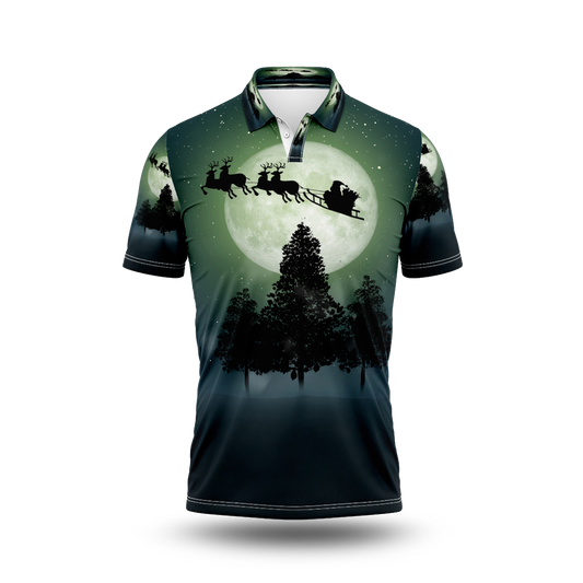 Christmas Tree Printed T-Shirt.