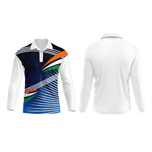 Next Print Polo Neck White Customized Jersey NP00001A49