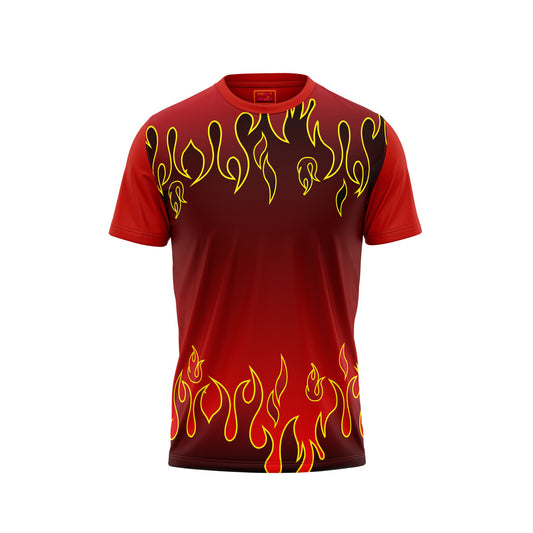 Red Round Neck Half Sleeve Tshirt NextprintrJ186