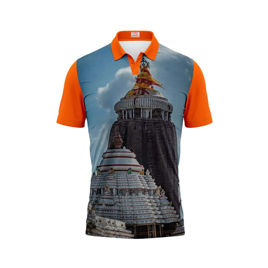 Next Print Puri Jagannath Photoprinted Tshirt Orange Colour Design 22