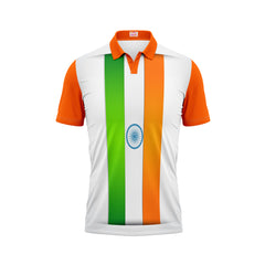 India Independence Day Polo Neck Saare Jahan Se Accha Patriotic Printed T-Shirt | NextPrint