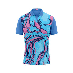 Next Print Customized Polo Neck Skyblue Jersey Design 20
