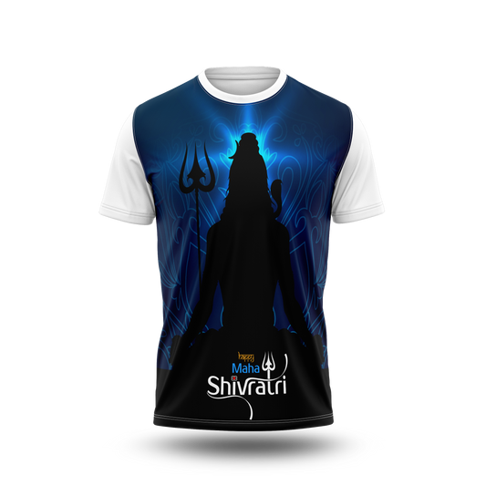 Maha Shivaratri Photo Printed Tshirt