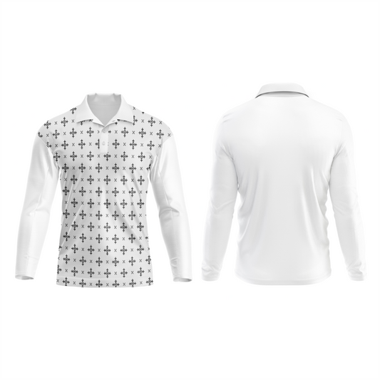 Next Print Polo Neck White Customized Jersey NP00001A207