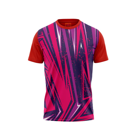 Red Round Neck Half Sleeve Tshirt NextprintrL125