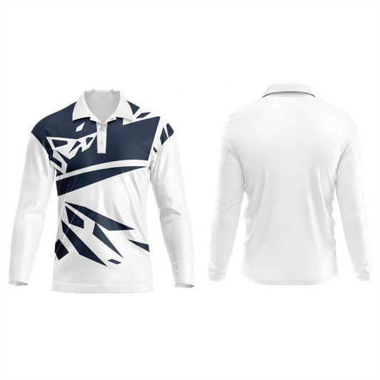 Next Print Polo Neck White Customized Jersey NP00001A41