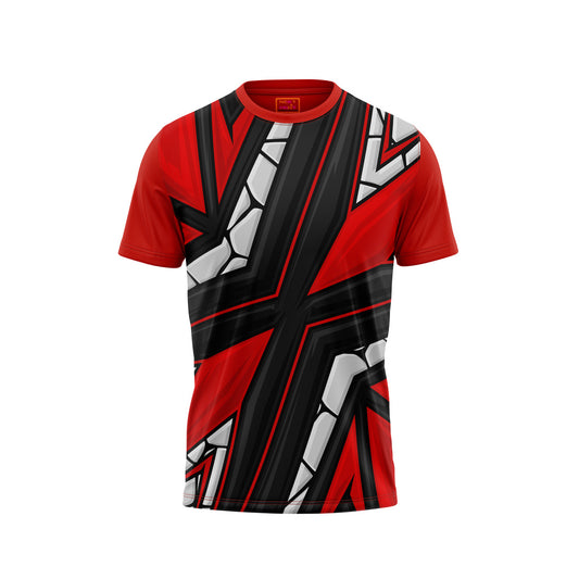 Red Round Neck Half Sleeve Tshirt NextprintrL131
