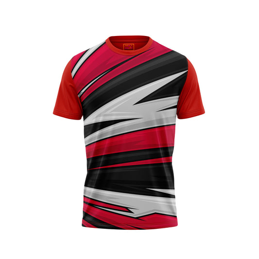 Red Round Neck Half Sleeve Tshirt NextprintrL133