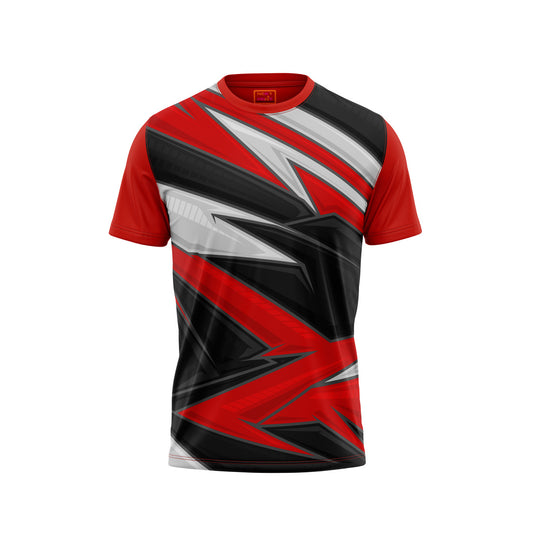 Red Round Neck Half Sleeve Tshirt NextprintrL142