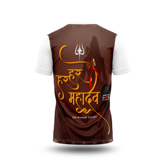Harhar Mahadev Photo Printed Tshirt
