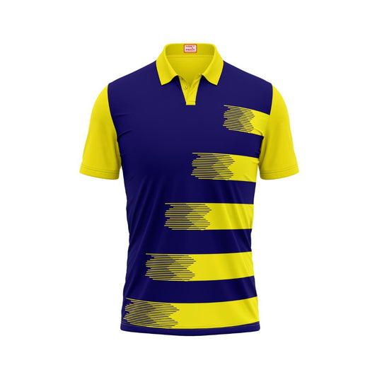 Next Print Customised Polo Neck Yellow Jersey NPTS15