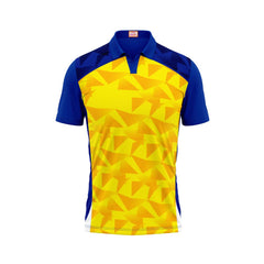 Next Print Customized Polo Neck Royal Blue Jersey NPTS45
