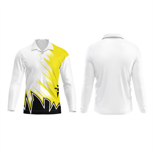 Next Print Polo Neck White Customized Jersey NP00001A31