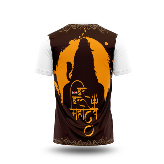 Harhar Mahadev Photo Printed Tshirt