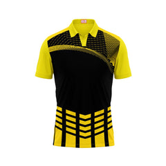 Next Print Customised Polo Neck Yellow Jersey NPTS16