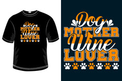 Dog Mother Wine Lover