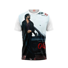 Nextprint pawan star og black white printed tshirt