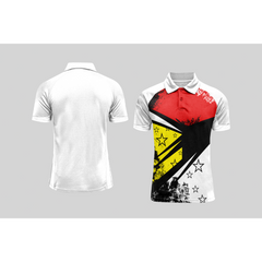 Next Print Cricket Polo Half White Customized Jersey NPCWH00A2572