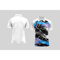 Next Print Cricket Polo Half White Customized Jersey NPCWH00A2577