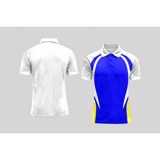 Next Print Cricket Polo Half White Customized Jersey NPCWH00A2578