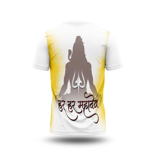 Harhar Mahadev Photo Printed Tshirt