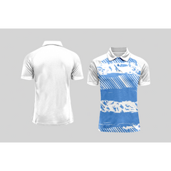 Next Print Cricket Polo Half White Customized Jersey NPCWH00A27