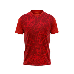 Red Round Neck Half Sleeve Tshirt NextprintrM189