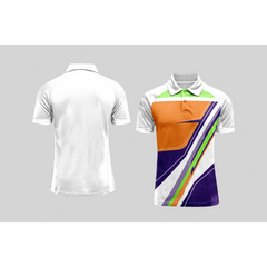 Next Print Cricket Polo Half White Customized Jersey NPCWH00A2582