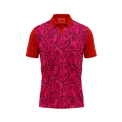 Red Polo Neck Half Sleeve T Shirt NextprintrN118
