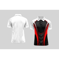 Next Print Cricket Polo Half White Customized Jersey NPCWH00A2590