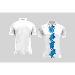 Next Print Cricket Polo Half White Customized Jersey NPCWH00A2594