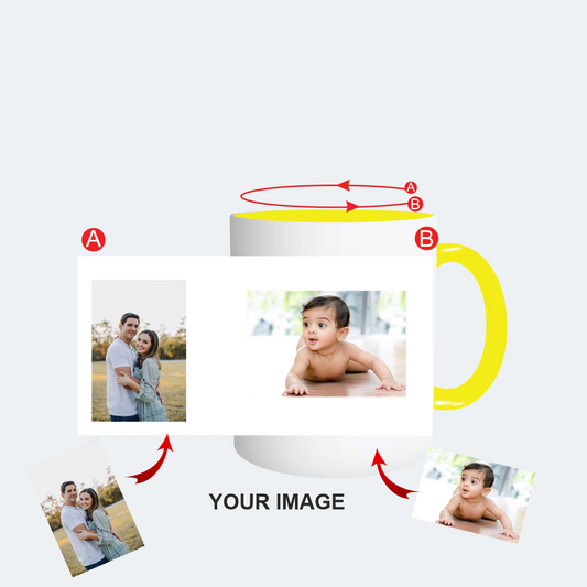 Customised Yellow Color Mug
