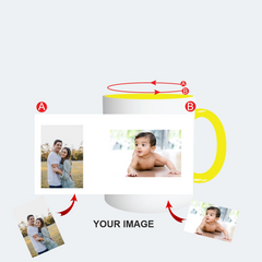 Customised Yellow Color Mug