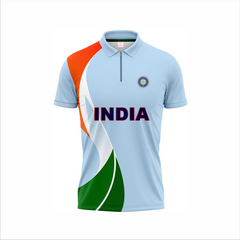 Customized 2007 Indian Cricket Men’s Jersey With Name and Number Print.