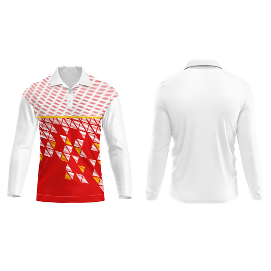 Next Print Polo Neck White Customized Jersey NP00001A217