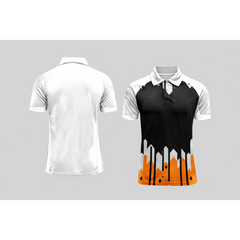 Next Print Cricket Polo Half White Customized Jersey NPCWH00A307