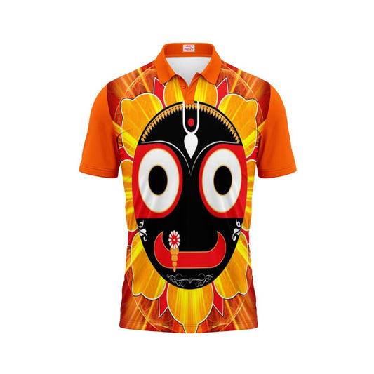 Next Print Puri Jagannath Photoprinted Tshirt Orange Colour Design 30