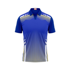 Next Print Customized Polo Neck Royal Blue Jersey NPTS21
