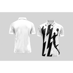 Next Print Cricket Polo Half White Customized Jersey NPCWH00A310