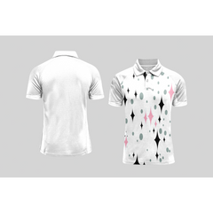 Next Print Cricket Polo Half White Customized Jersey NPCWH00A315