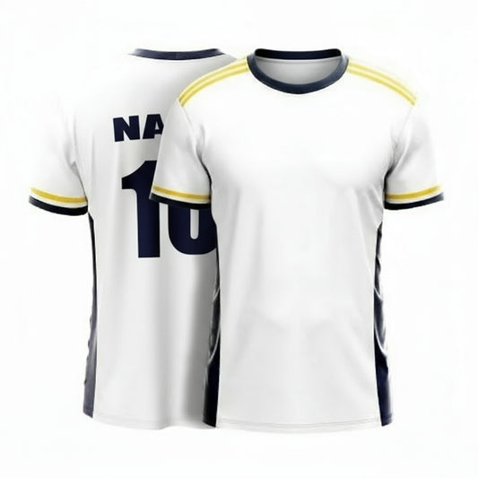 Next Print Real Home 2023/24 White Football Jersey - Personalized with Custom Name & Number | Sizes for Kids, Men & Women