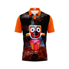 Next Print Puri Jagannath Photoprinted Tshirt Orange Colour Design 31
